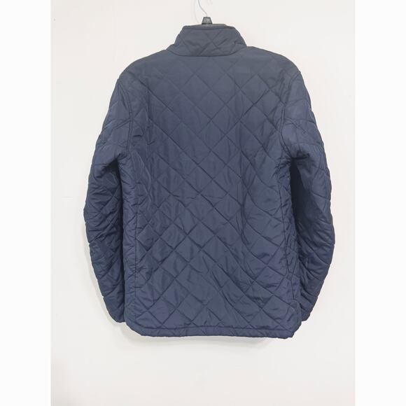 Hawke & Co Sport Men’s Quilted Jacket sz M Navy Blue Zip Front casual athletic - Picture 2 of 4